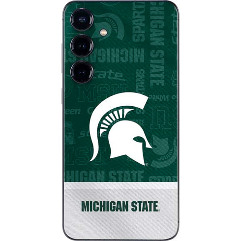 Michigan State University Jersey Split Galaxy A16 5G Skin