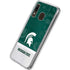 Michigan State University Jersey Split Galaxy A20 Clear Case