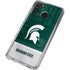 Michigan State University Jersey Split Galaxy A21 Clear Case
