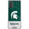 Michigan State University Jersey Split Galaxy A32 5G Clear Case