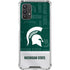 Michigan State University Jersey Split Galaxy A32 5G Clear Case