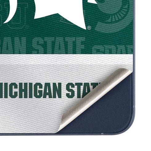 Michigan State University Jersey Split Galaxy A35 5G Skin