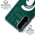 Michigan State University Jersey Split Galaxy A36 5G Clear Case