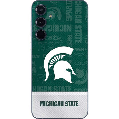 Michigan State University Jersey Split Galaxy A36 5G Skin