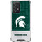Michigan State University Jersey Split Galaxy A52 5G Clear Case