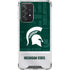 Michigan State University Jersey Split Galaxy A52 5G Clear Case