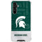 Michigan State University Jersey Split Galaxy A54 5G Clear Case