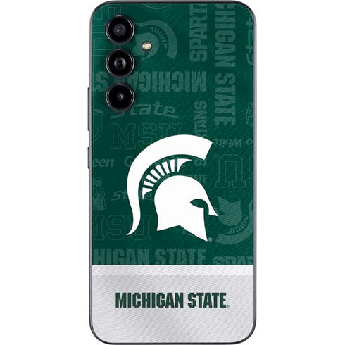 Michigan State University Jersey Split Galaxy A54 5G Skin