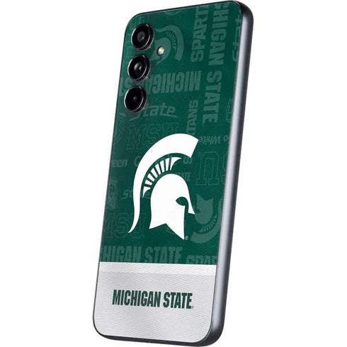 Michigan State University Jersey Split Galaxy A54 5G Skin