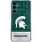 Michigan State University Jersey Split Galaxy A55 5G Clear Case