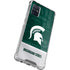 Michigan State University Jersey Split Galaxy A71 5G Clear Case