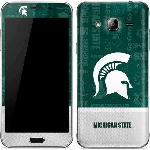 Michigan State University Jersey Split Galaxy J3 Skin