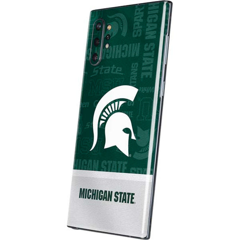 Michigan State University Jersey Split Galaxy Note 10 Plus Skin