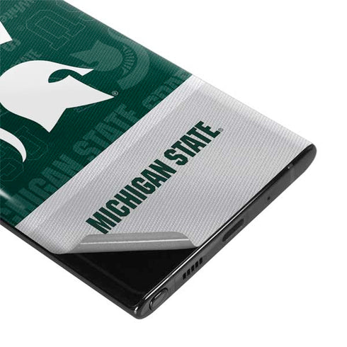 Michigan State University Jersey Split Galaxy Note 10 Plus Skin