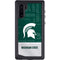 Michigan State University Jersey Split Galaxy Note 10 Waterproof Case