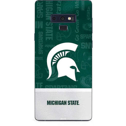 Michigan State University Jersey Split Galaxy Note 9 Skin