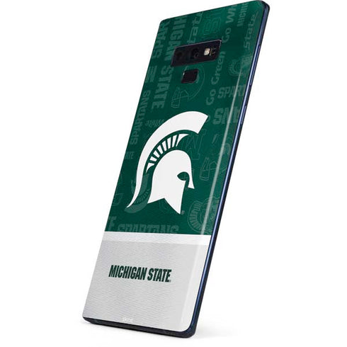 Michigan State University Jersey Split Galaxy Note 9 Skin