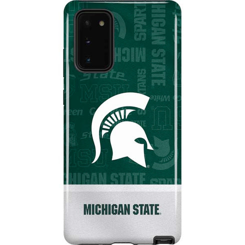 Michigan State University Jersey Split Galaxy Note20 5G Pro Case