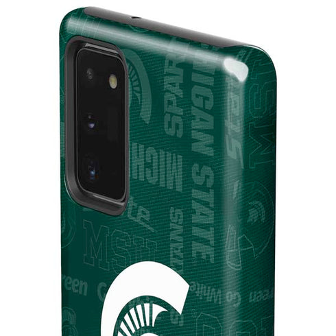 Michigan State University Jersey Split Galaxy Note20 5G Pro Case