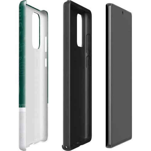 Michigan State University Jersey Split Galaxy Note20 5G Pro Case