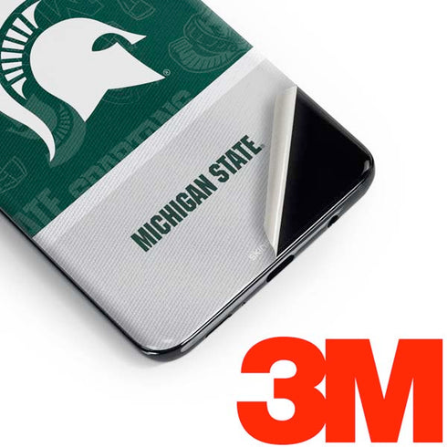 Michigan State University Jersey Split Galaxy S10 Skin