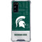 Michigan State University Jersey Split Galaxy S20 FE Clear Case