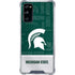 Michigan State University Jersey Split Galaxy S20 FE Clear Case