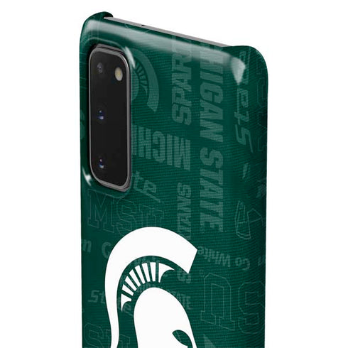Michigan State University Jersey Split Galaxy S20 Lite Case