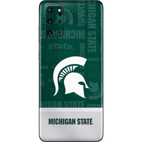 Michigan State University Jersey Split Galaxy S20 Plus Skin