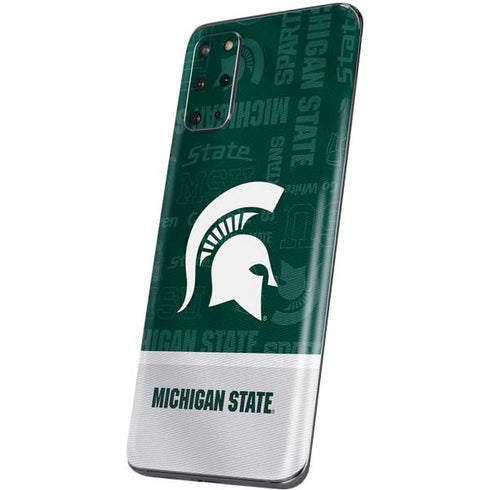 Michigan State University Jersey Split Galaxy S20 Plus Skin