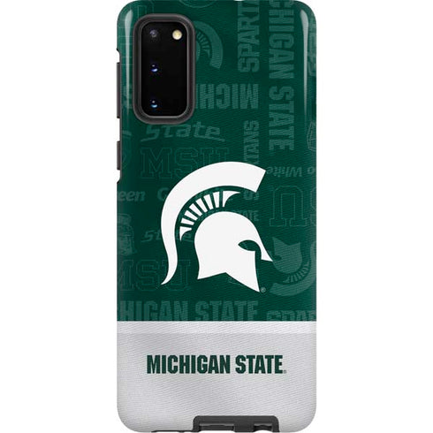 Michigan State University Jersey Split Galaxy S20 Pro Case