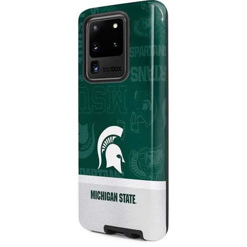 Michigan State University Jersey Split Galaxy S20 Ultra 5G Pro Case
