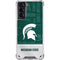 Michigan State University Jersey Split Galaxy S21 5G Clear Case