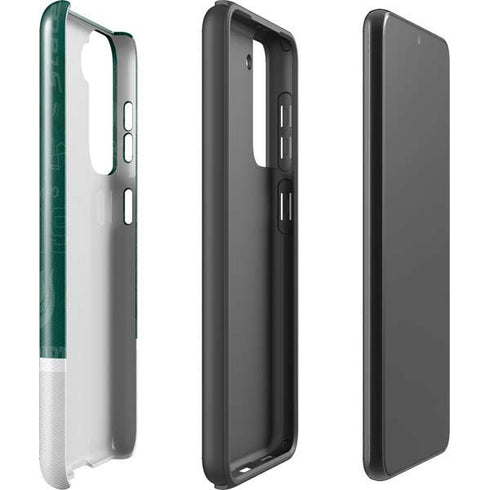 Michigan State University Jersey Split Galaxy S21 FE Pro Case