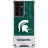 Michigan State University Jersey Split Galaxy S21 Ultra 5G Clear Case