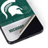 Michigan State University Jersey Split Galaxy S22 Plus Skin
