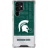 Michigan State University Jersey Split Galaxy S22 Ultra Clear Case