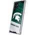 Michigan State University Jersey Split Galaxy S22 Ultra Clear Case
