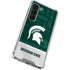 Michigan State University Jersey Split Galaxy S23 Clear Case