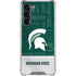 Michigan State University Jersey Split Galaxy S23 FE Clear Case