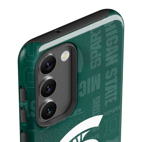 Michigan State University Jersey Split Galaxy S23 Pro Case