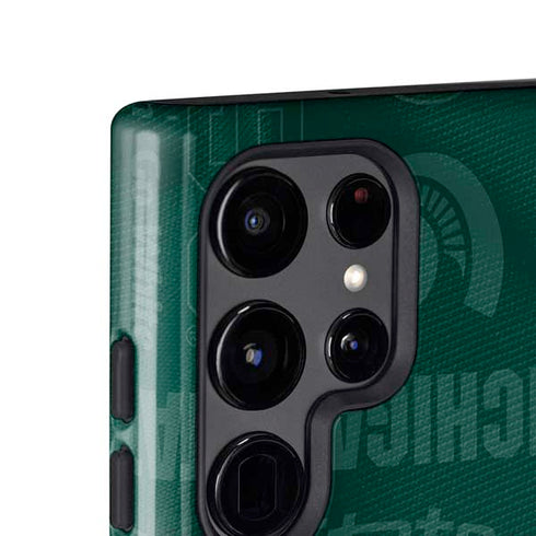 Michigan State University Jersey Split Galaxy S23 Ultra Pro Case