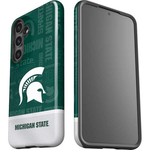 Michigan State University Jersey Split Galaxy S25 Impact Case