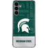 Michigan State University Jersey Split Galaxy S24 Plus Clear Case