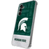 Michigan State University Jersey Split Galaxy S24 Plus Clear Case