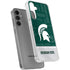 Michigan State University Jersey Split Galaxy S24 Plus Clear Case