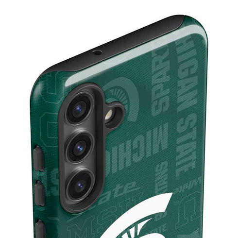 Michigan State University Jersey Split Galaxy S24 Plus Impact Case