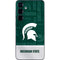 Michigan State University Jersey Split Galaxy S25 Skin