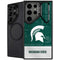 Michigan State University Jersey Split Galaxy S24 Ultra Kickstand Case