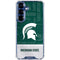 Michigan State University Jersey Split Galaxy S25 Plus Clear Case